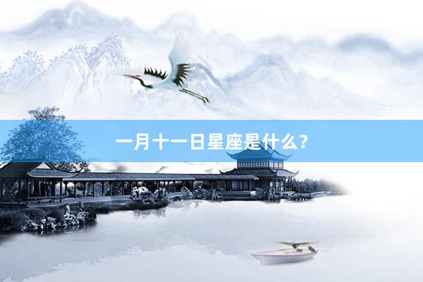 一月十一日星座是什么？